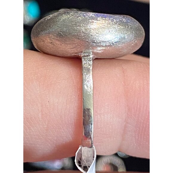 Ring Size 8 Sterling Silver 925 Women Modern Design - Picture 2 of 6